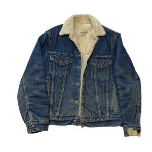 Vintage GAP PIONEER Sherpa-Lined Denim Jacket